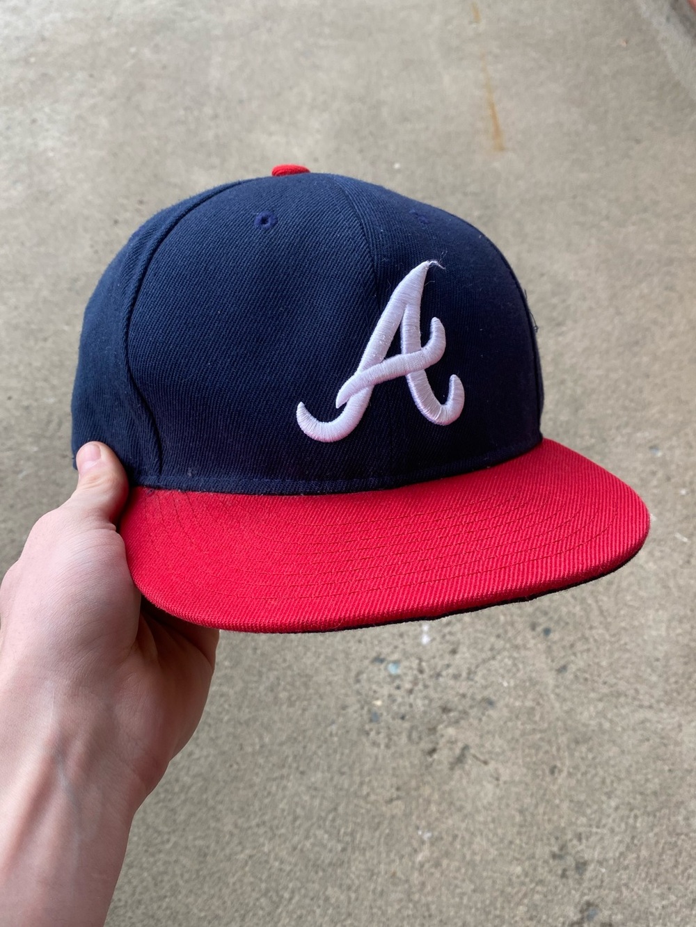New Era Navy & Red 59FIFTY Fitted Cap